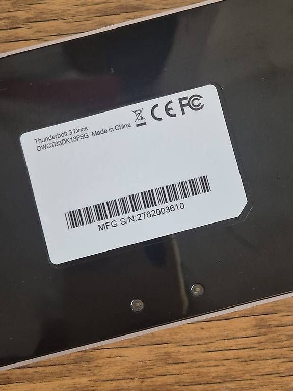 Docking station: Thunderbolt 3 Dock von OWC – Usato da Zürich venduto da sdi30 3