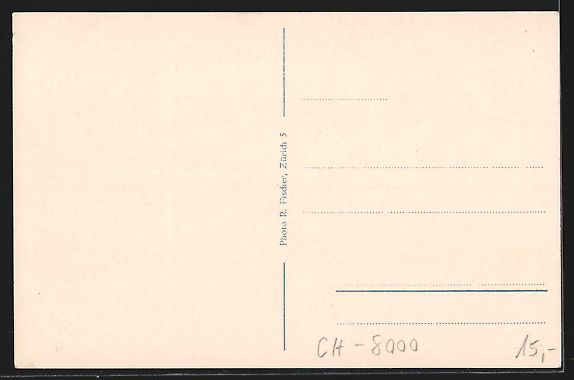 Cartoline postali: Zürich, Handharmonika Spielring, Dir. G – Usato da Berlin venduto da bartko-reher 1