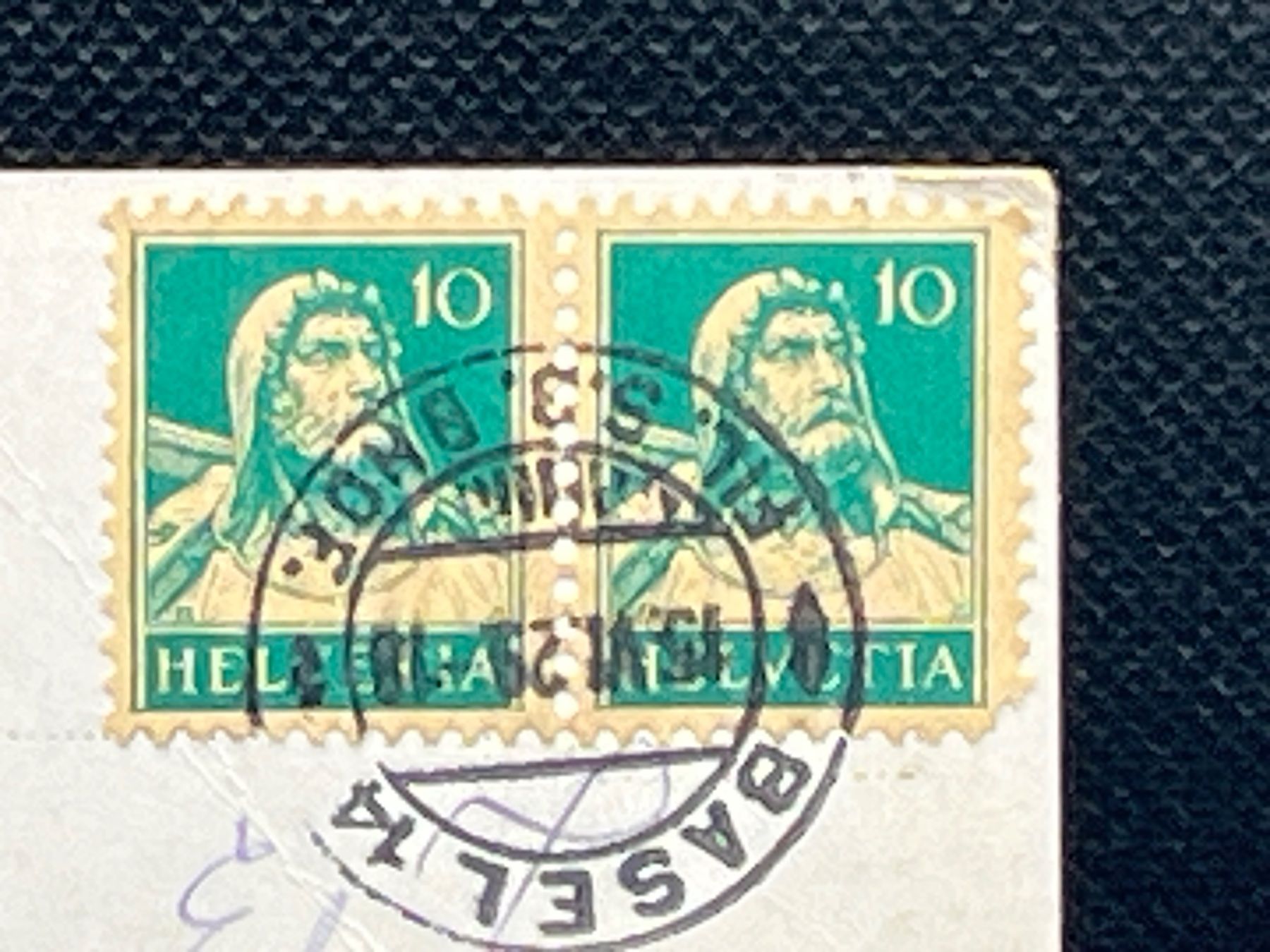 Cartoline postali: Basel. Mittlere Rheinbrücke – Usato da Widnau venduto da Brusi9 1