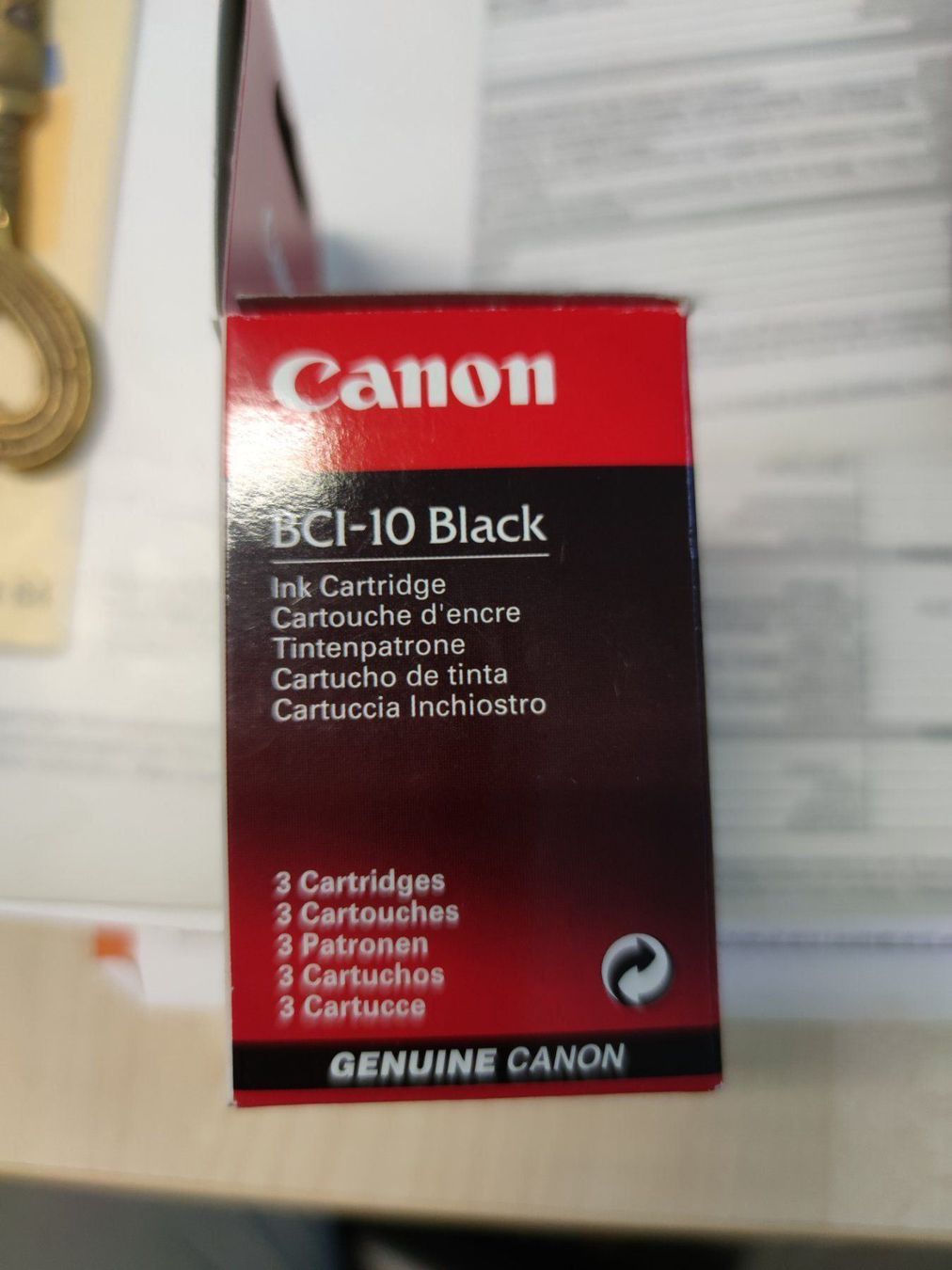 Canon Cartucce per stampanti & toner: Canon BCI-10 Black – Nuovo e nell'imballaggio originale da Glattfelden venduto da Therzog 1