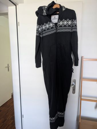 ORIGINAL ONEPIECE ONESIE (M) - schwarz