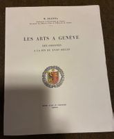 Antikes Buch "Les Arts a Geneve" - Kunstgeschichte Genf