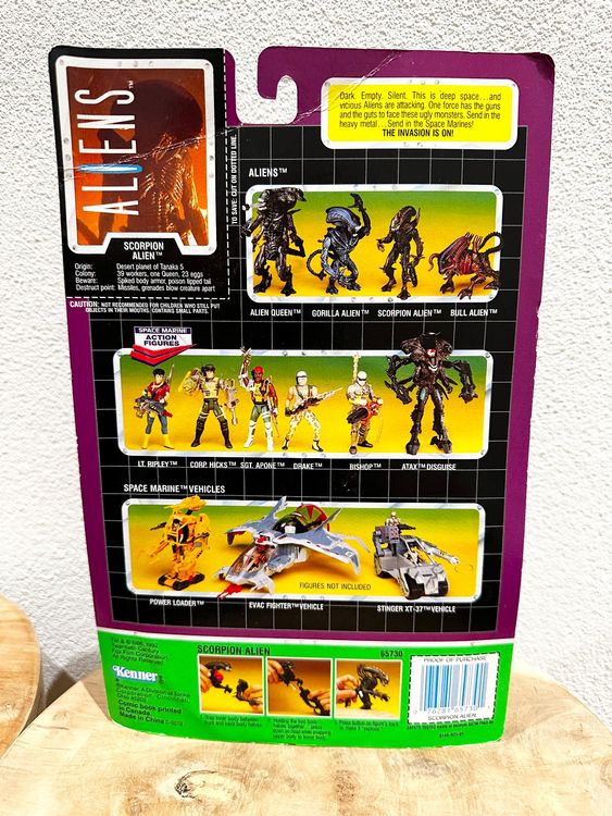 Neu Vintage 1992 Kenner Fox ALIENS Scorpion Alien ovp | Kaufen auf Ricardo