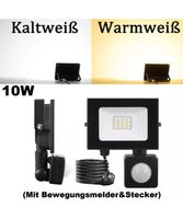 +30w  Fluter Strahler Flutlicht  Bewegungsmelder Warmweiss