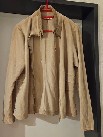 Neuw. Fleece Trainer - beige/braun - Gr.46