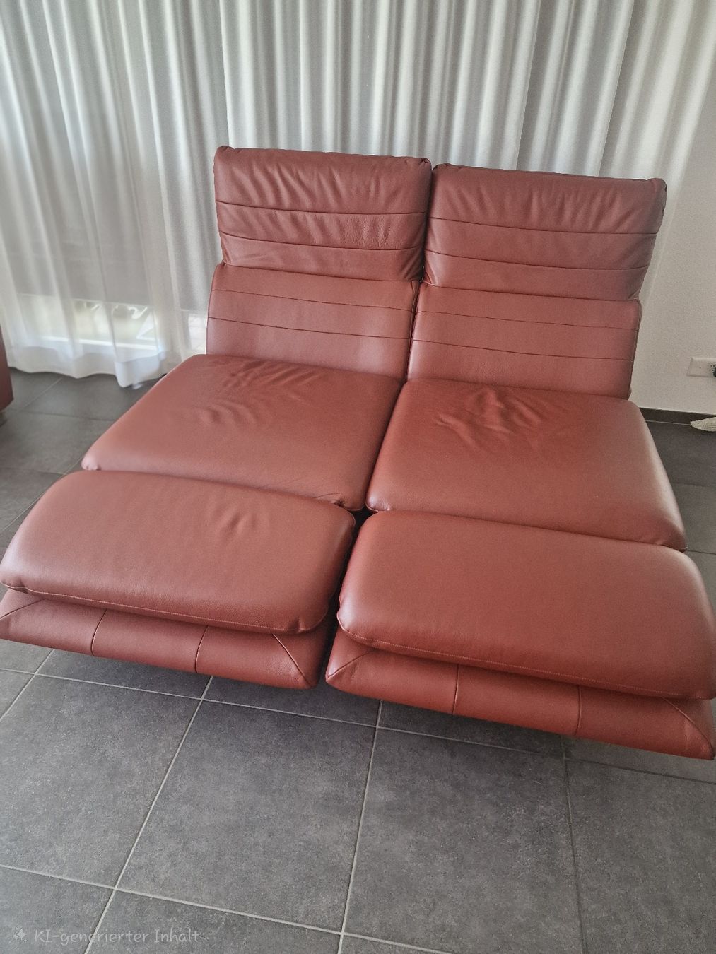 Divani: Wohnlandschaft, Sofa echt Leder, vielseitig verstellbar – Usato da Oftringen venduto da Zingara1 4