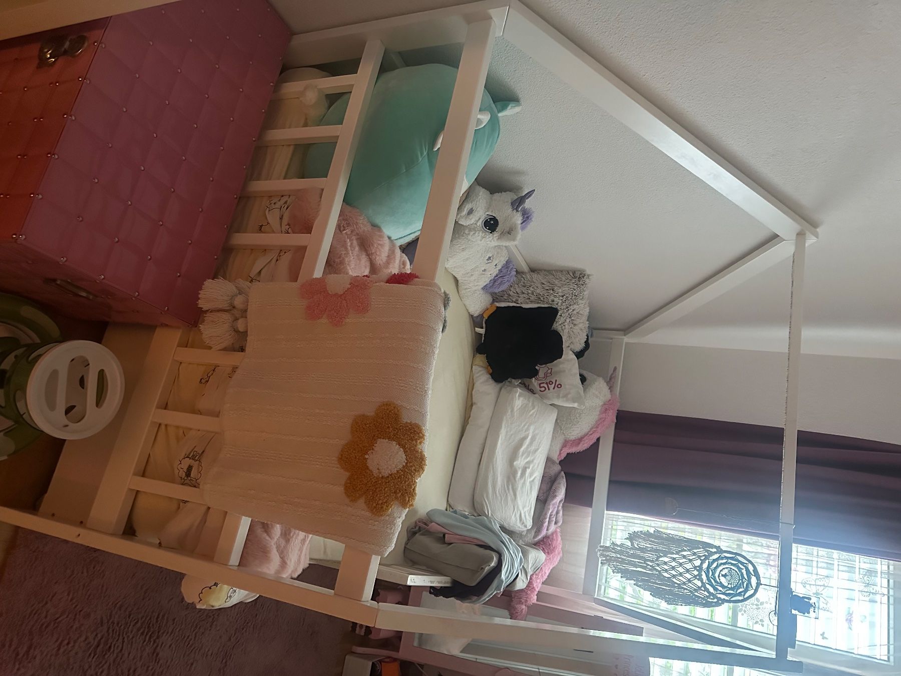 Betten: Kinder—Jugendbett weiss, 130/80 – Gebraucht aus Schwerzenbach von kri_2m89 1