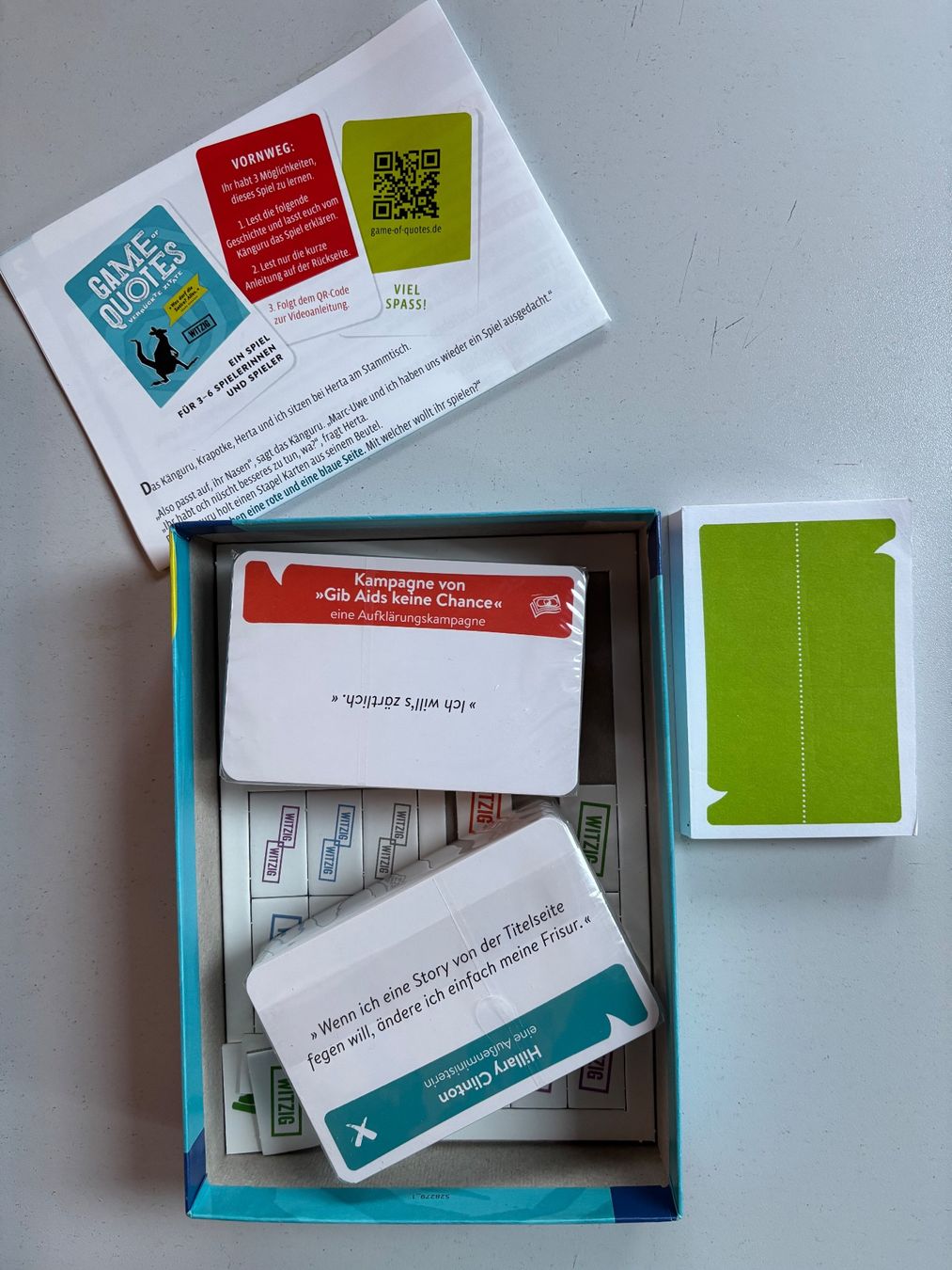 Kosmos Giochi: Spiel «Game-Quotes» – Usato da Stans venduto da Abukadnezar 1