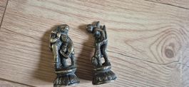 2 Stk.antike Erotik  Pfeifenstopfer – Messing / Bronze