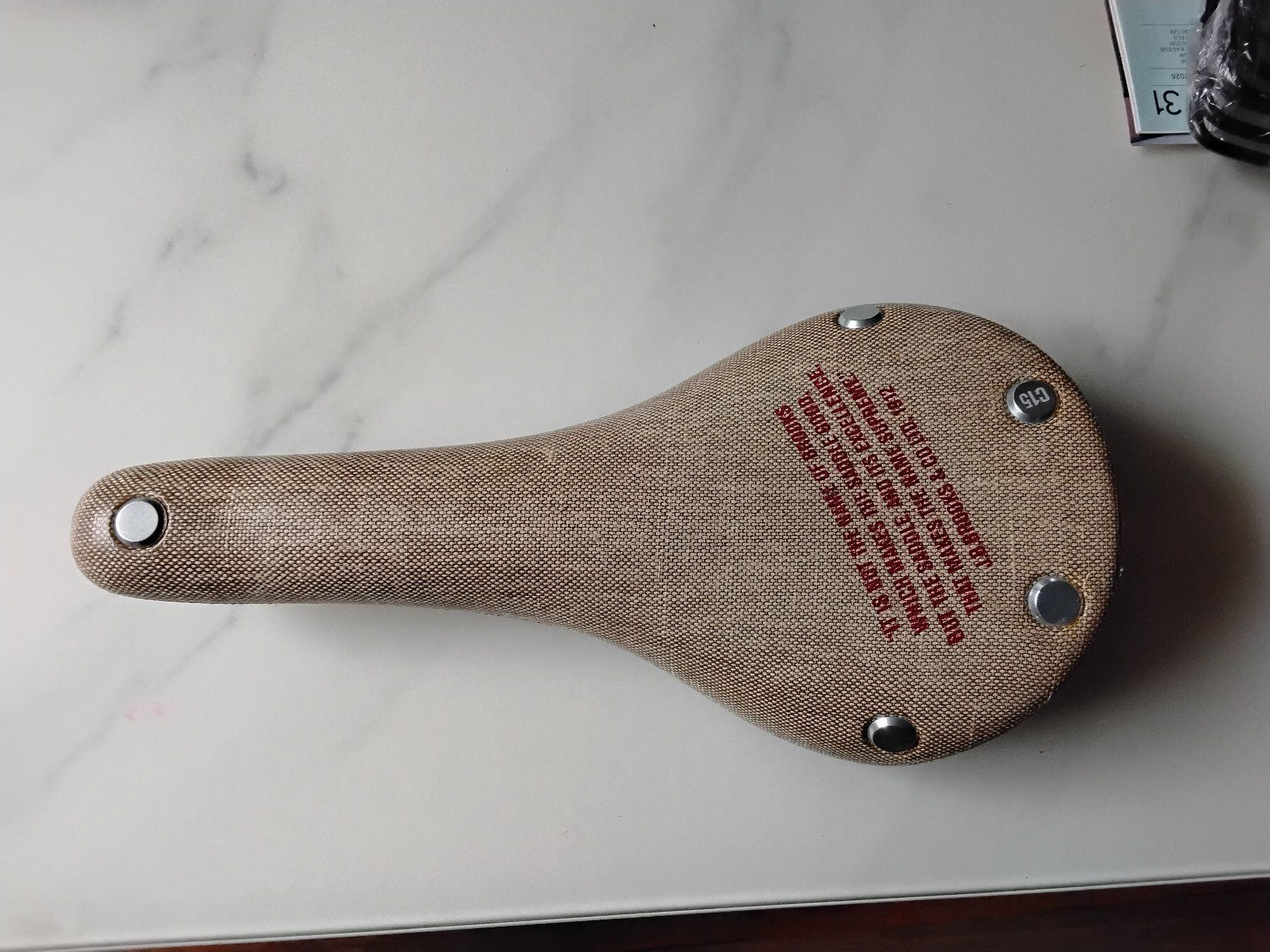 Brooks Pezzi di ricambio: Neuer Brooks Cambium C15 Velosattel – Nuovo (secondo la descrizione) da Lohn-Ammannsegg venduto da analogis