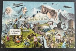 Juxkarte die Jungfrau in der Zukunft 