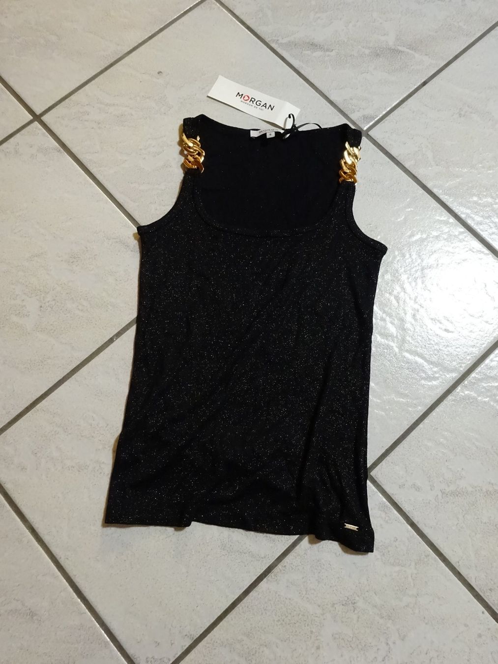 Morgan Tops: Schönes Glitzertop-Oberteil/Morgan – Neu (gemäss Beschreibung) aus Rothrist von Mistery1