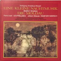 Mozart / Smetana / Liszt / Johann Strauss (LP, Karajan)