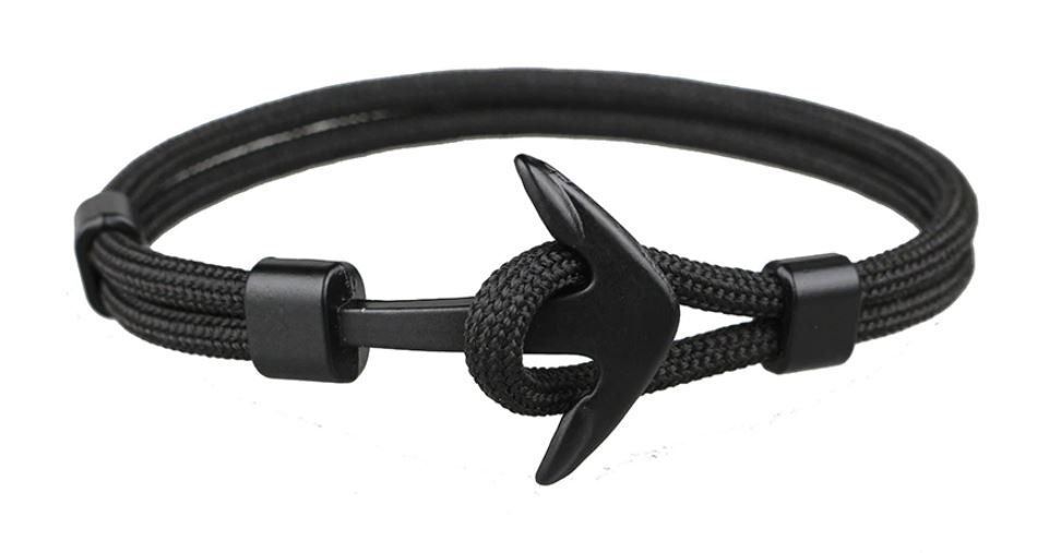 Bracciali & Braccialetti: Ankerarmband - Schwarz – Nuovo (secondo la descrizione) da Niederglatt ZH venduto da K1r7