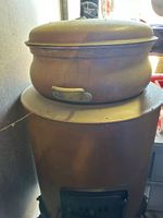 Antiker Kupferkessel zum Kochen