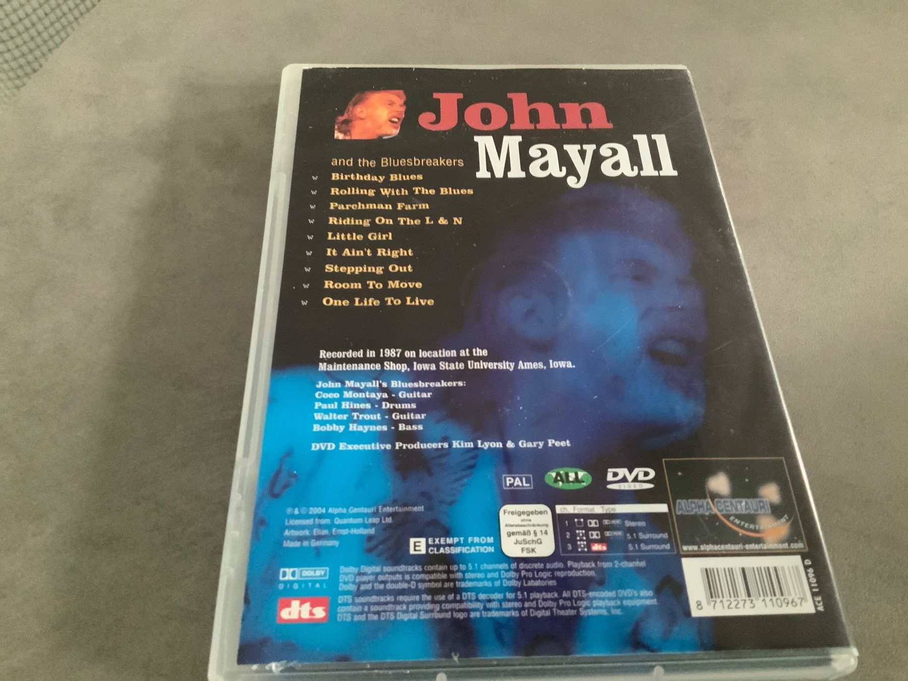Alle DVDs: John Mayall and the Bluesbreakers Live, DVD – Gebraucht aus Uster von Macita56 1