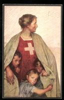 Schweizer Bundesfeier 1917, Frau schütz