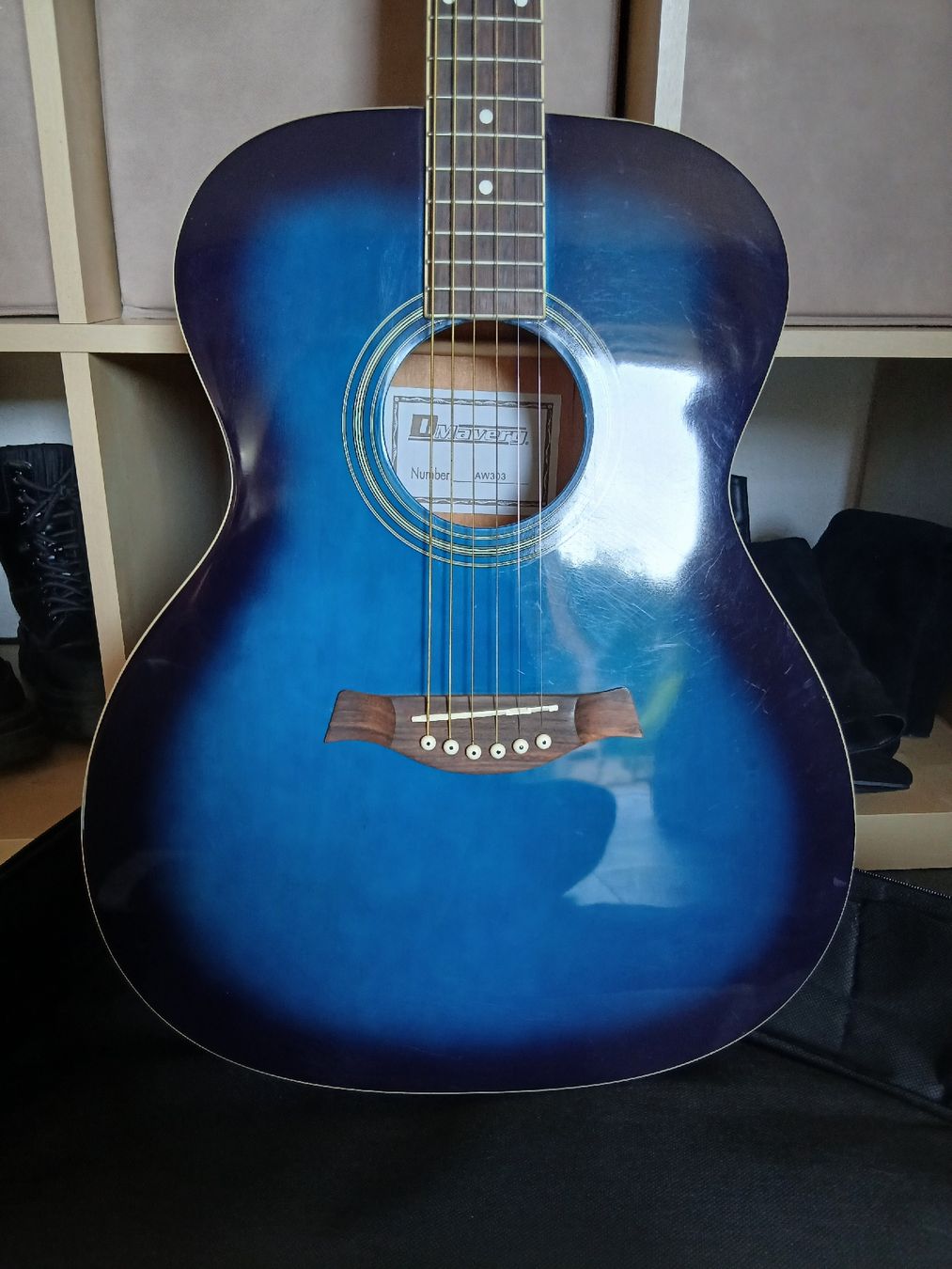 Strumenti musicali: Gitarre blau inklusive Gewa Bag – Usato da Galgenen venduto da Liv_Steinauer_1 1
