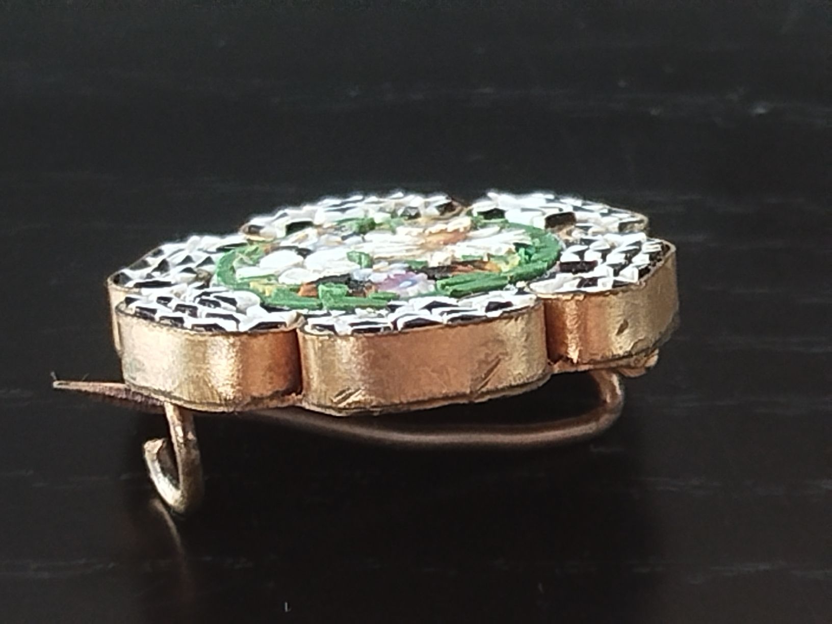 Murano Spille & Fermagli: Antike Micromosaik Brosche – Usato da Rupperswil venduto da Annet.Dann888 4