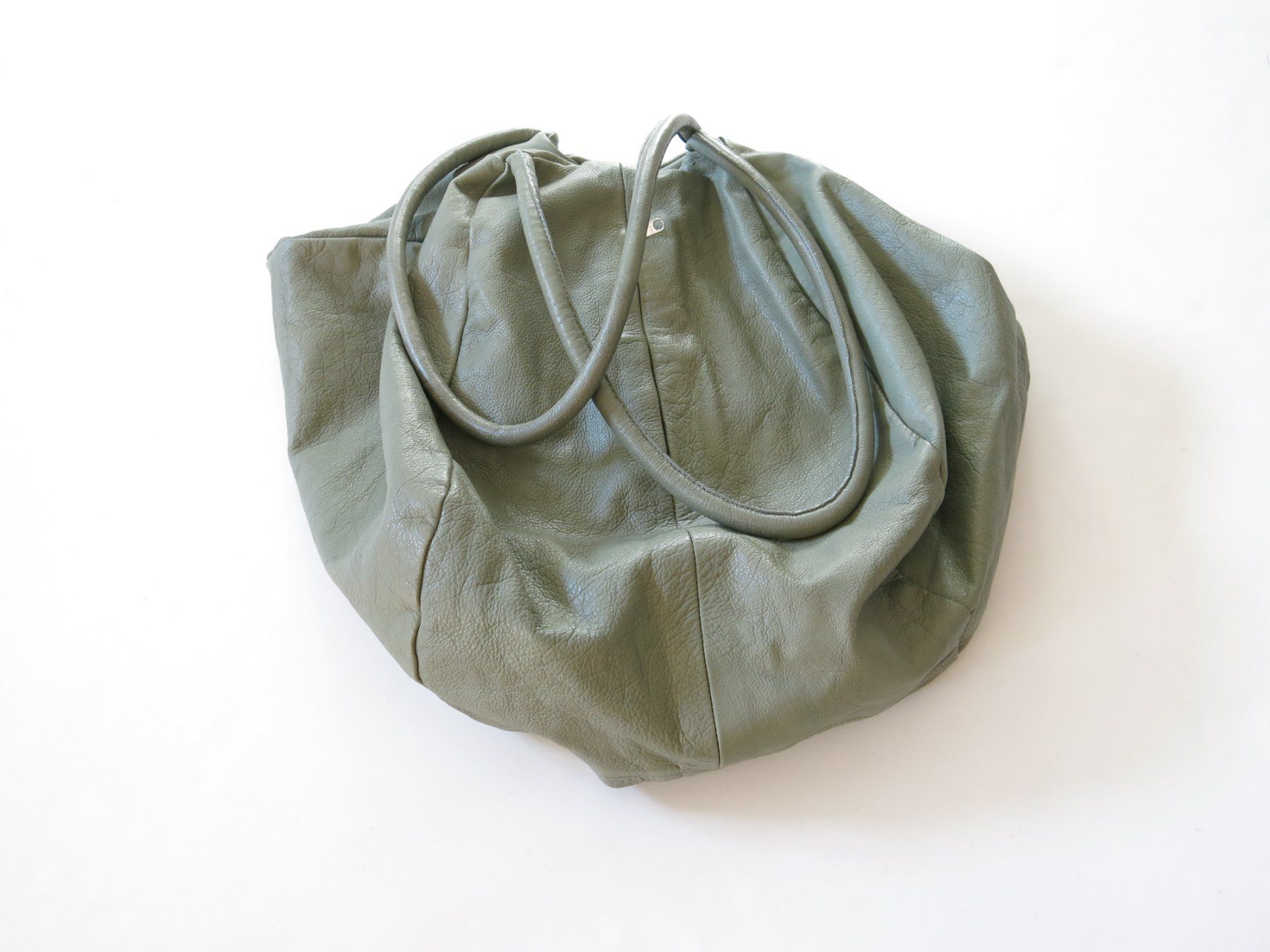 Borse da donna: Sac YAYA en cuir gris clair – Usato da Neuchâtel venduto da heloisa
