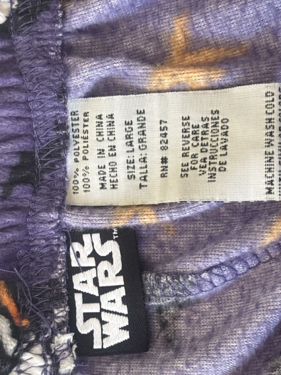 Star Wars Pigiami: Star Wars Pyjamahose Lila Grösse L – Nuovo (secondo la descrizione) da Wallisellen venduto da ASZT 6