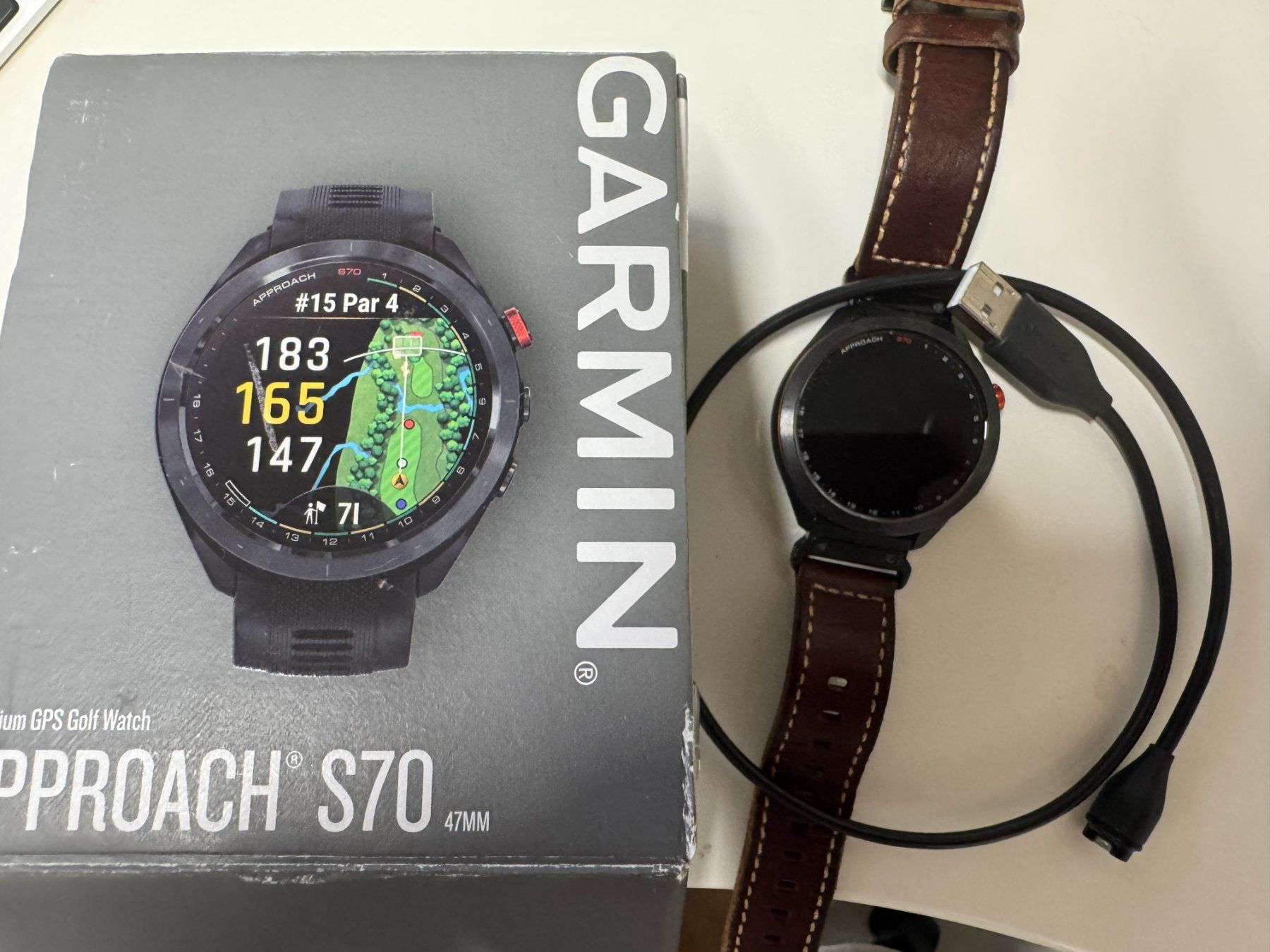 Garmin Smartwatch: Garmin S70 1 jährig – D'occasion à Niederrohrdorf par ursgut-vinyl 1