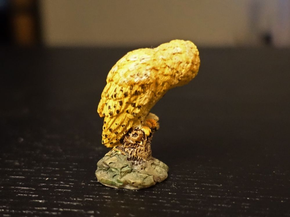 Statuette: Detailverliebte Eule / Schleiereule – Usato da Russikon venduto da Eulenfeder 2