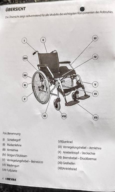 Sedie a rotelle: Rollstuhl Modell 9.050 Budget – Usato da Gersau venduto da irenja 4