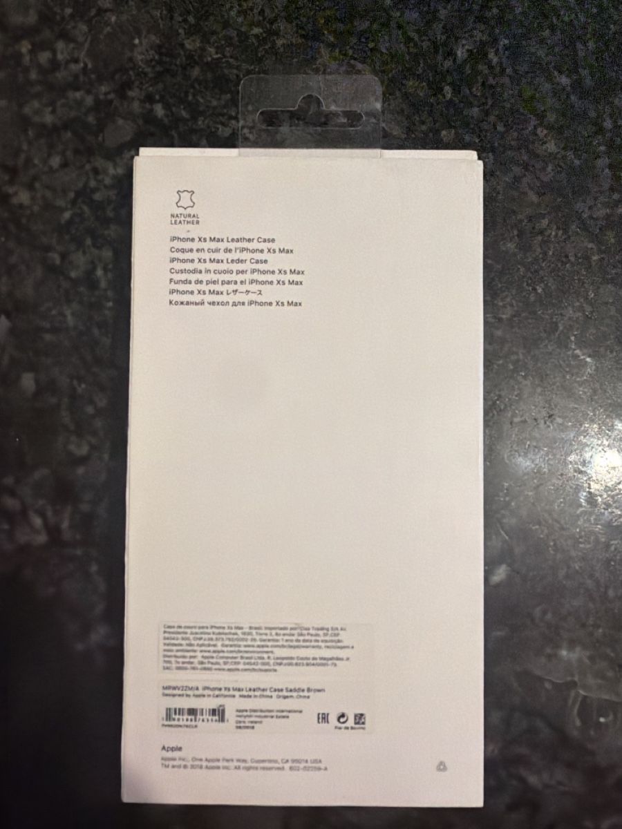 Apple Cover & Protezioni schermo: Coque en cuir iPhone XS Max neuve  – Nuovo (secondo la descrizione) da Yverdon-les-Bains venduto da ame_7f2x 1