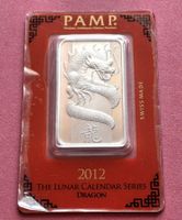 PAMP - DRACHE 2012 - 1 OZ FEINSILBER