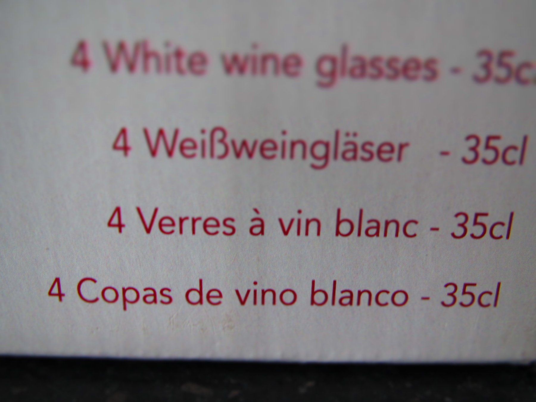 Gläser: 4 VERRES A VIN EN CRISTAL NEUF – Neu und originalverpackt aus Murten von Selliot 5