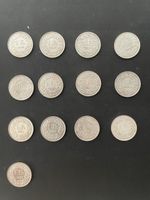 1.- Silber CH Diverse Jahre (doppelt Stücke)