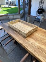 Holztablar Serviertablett Tragtablett