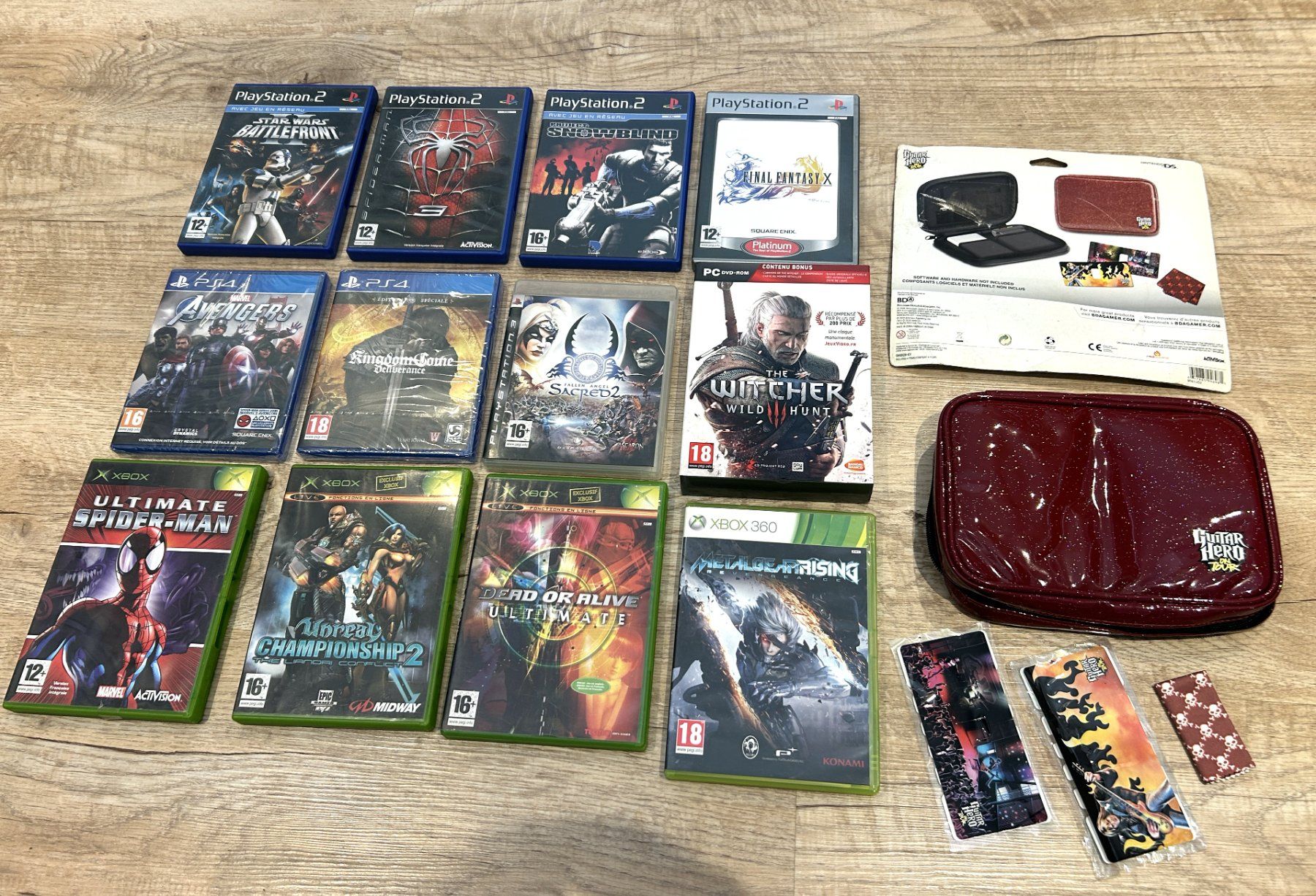 Lot De 15 Jeux PS2 Playstation 2 PAL - Très Bon état (Rayman, GTA, Etc.), Comme Neuf
