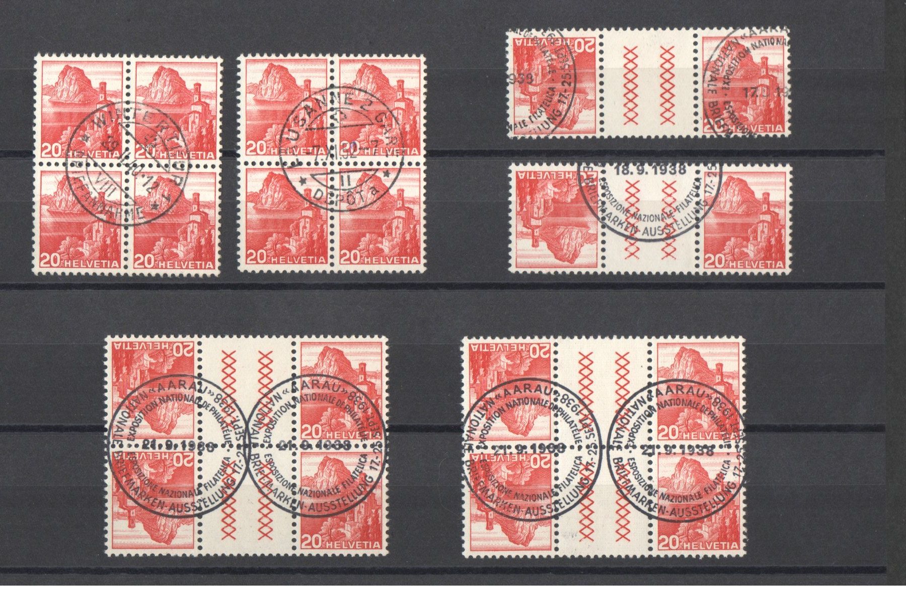 Tous les timbres: Timbres ordinaires – D'occasion à Echichens par Topfila
