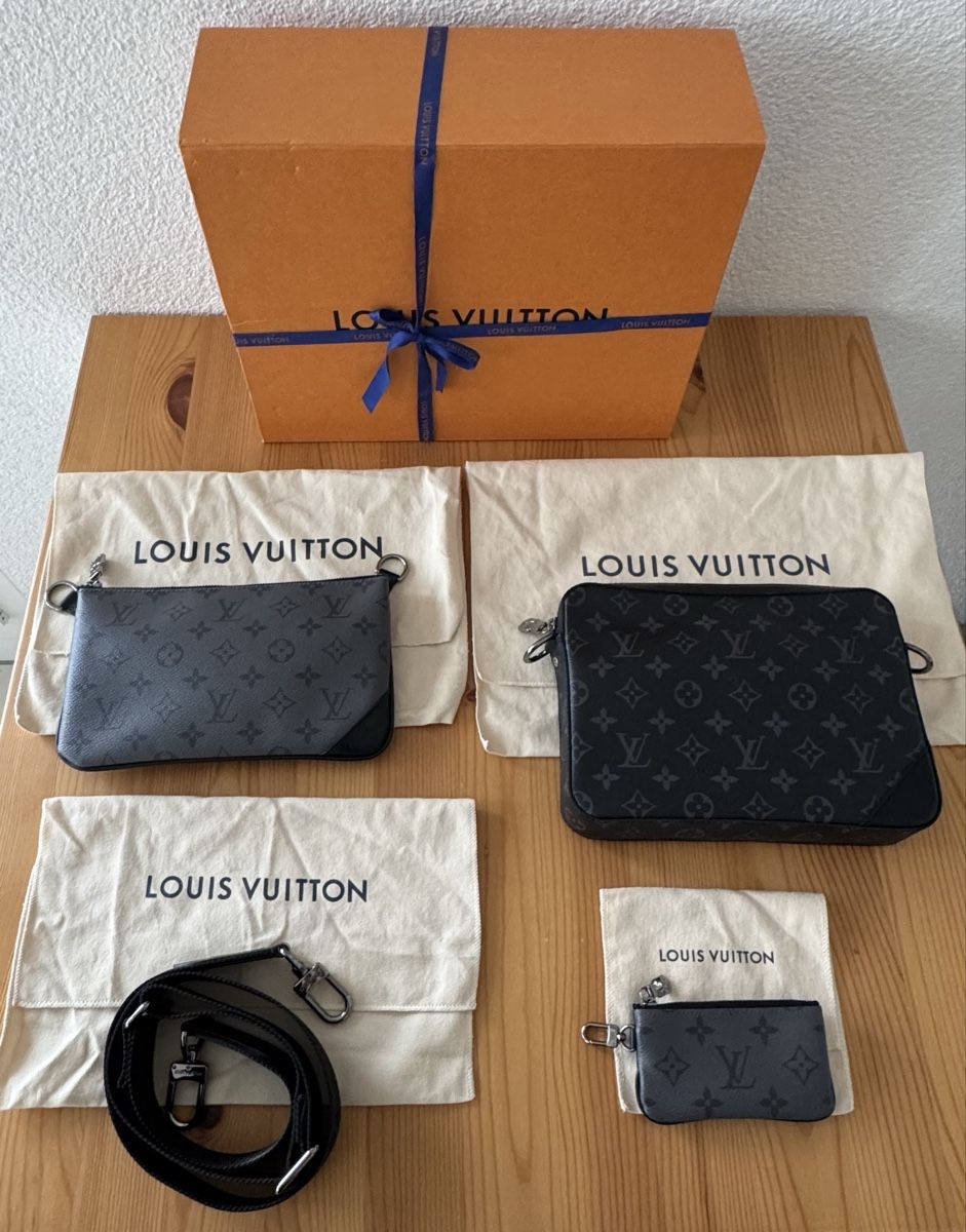 Louis Vuitton Sacs: Louis Vuitton Trio Messenger Monogram Eclipse bag – Neuf (Voir description) à Langendorf par lef_qh9m 1