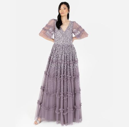 Neues Wunderschönes Glitzer-Abendkleid