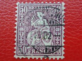 1882, Nr.51 mit Vollstempel von WINTERTHUR, Kat: 800.-
