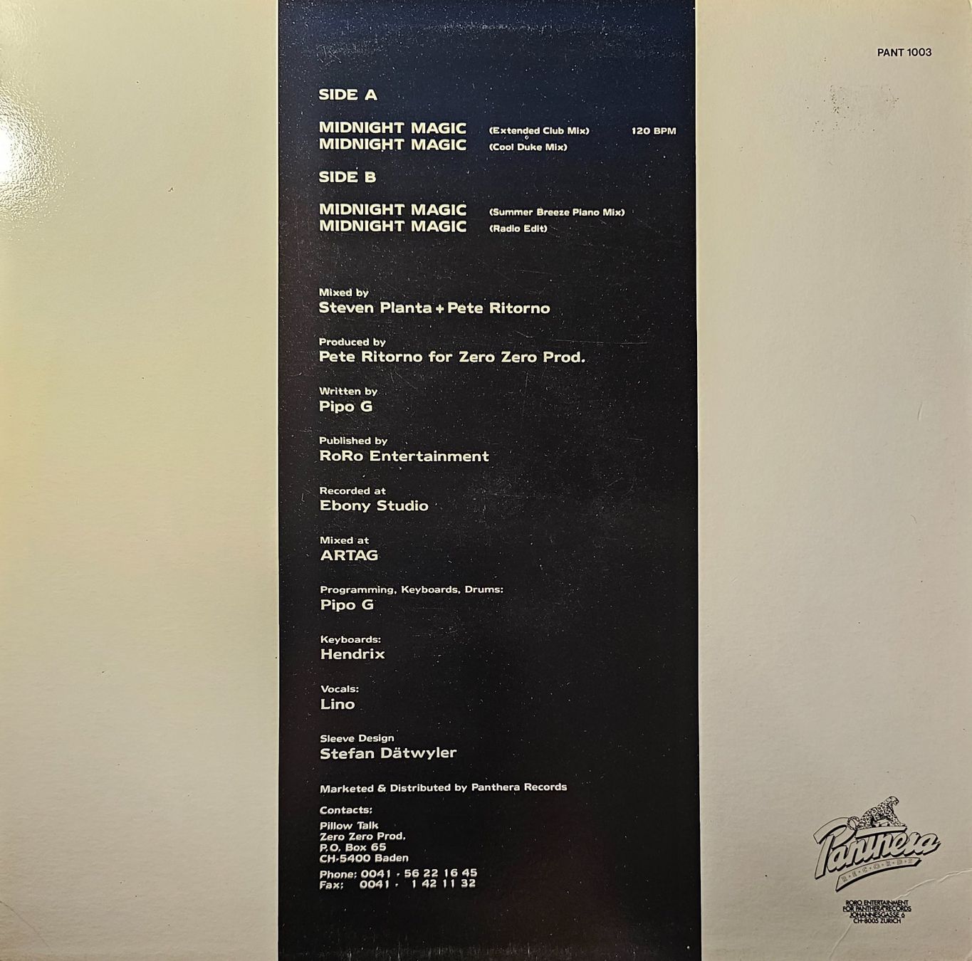Dischi in vinile: Pillow Talk ‎– Midnight Magic – Usato da Wahlen b. Laufen venduto da Cg10 1