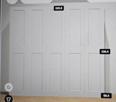 IKEA PAX Kleiderschrank 250 cm mit GRIMO Türen, neuwertig
