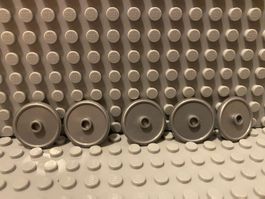 Lego Ritter - 5 x Schild grau