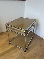 Table de chevet USM Haller en Beige // Ref. AY0395-2