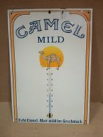 Camel Mild / Werbeschild mit Thermometer ca 25 x 35 cm