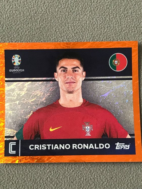 Topps EM 2024 Cristiano Ronaldo in Orange | Kaufen auf Ricardo