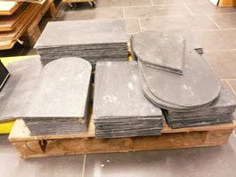 SCHIEFERPLATTEN   ECKIG + WAPPENFORM MEHR ALS 100 STÜCK
