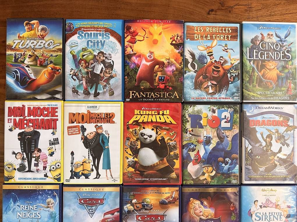 Alle DVDs: DVD dessin animé - chacun = 2.-  – Gebraucht aus Essertines-Yverdon von clemesitpa 2