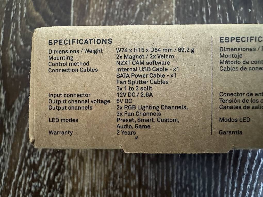 NZXT Custodie: NZXT RGB & Fan Controller Lüfter Steuerung PC – Usato da Dübendorf venduto da lebe_bunter 2