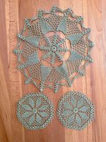 Häkeldeckchen, Handarbeit, 3 er set