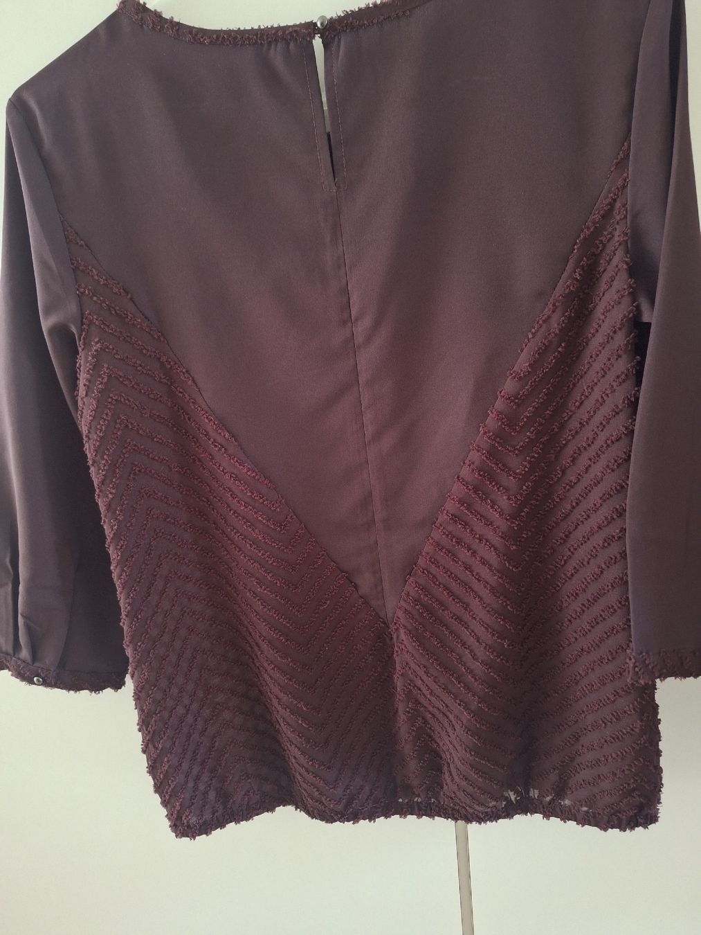 Blusen: Bluse borderaux, elegant, Gr. 36/38 – Gebraucht aus Bremgarten b. Bern von tiz_x5xc 1