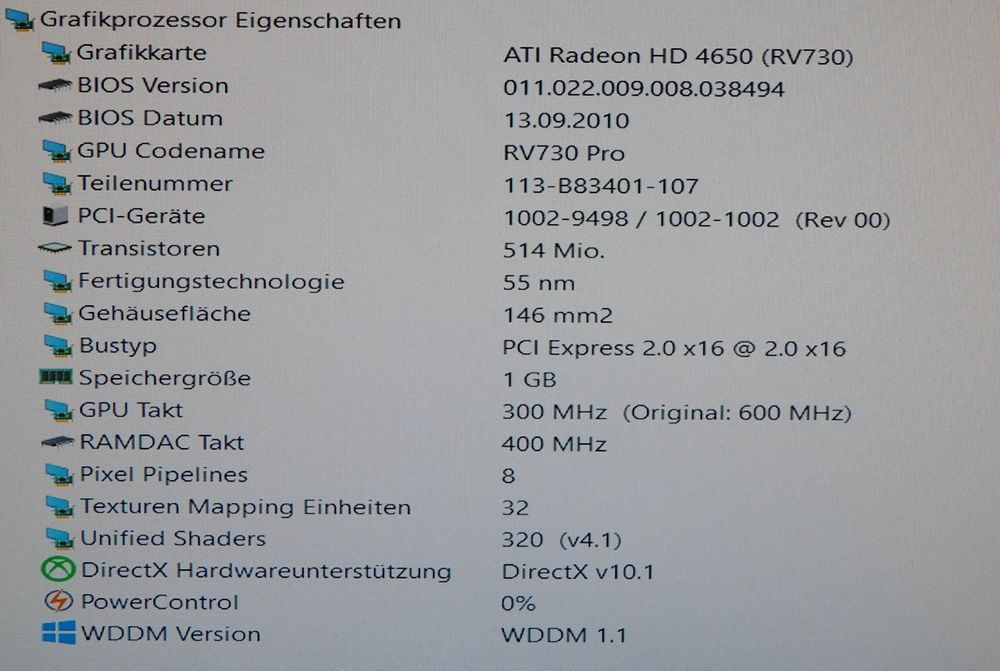 Ati radeon hd discount 4600 series características